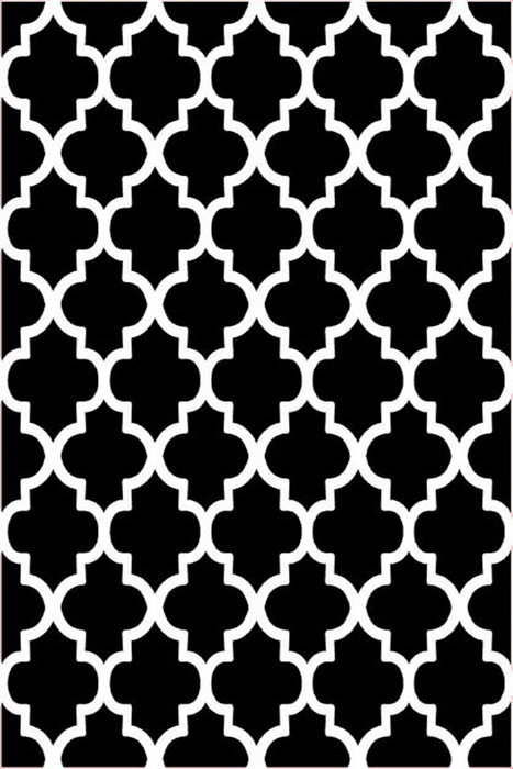 Conceptum Els1882 - Baroque - Black 80 x 120 cm Conceptum Els1882 - Baroque - Black 80 x 120 cm